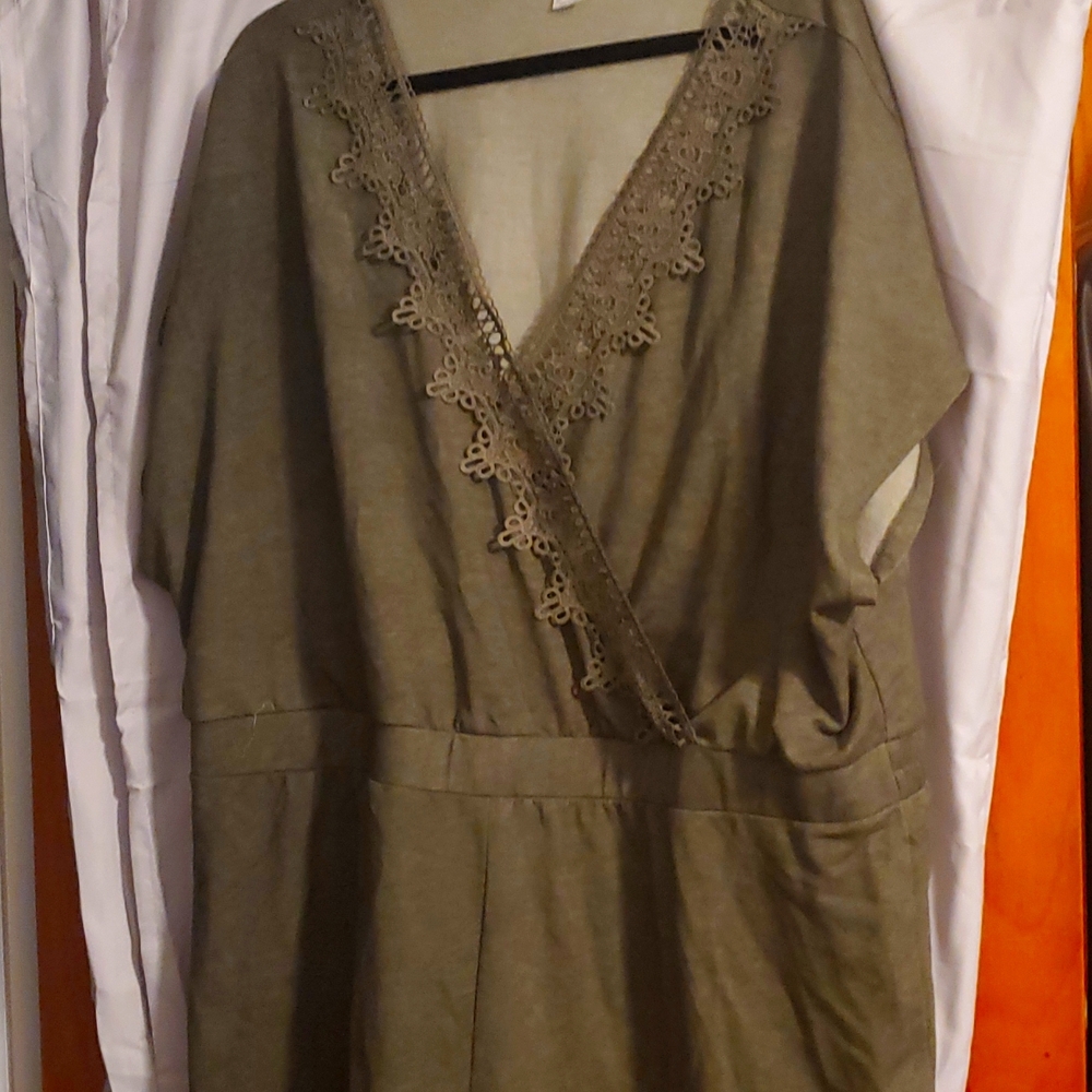 Stretchy Olive Green Romper